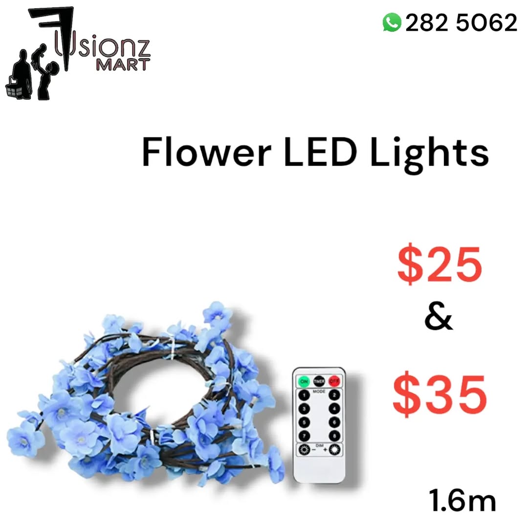 LED Lights Available at Fusionz Mart – Branch, Flower & Strip Lights from $25