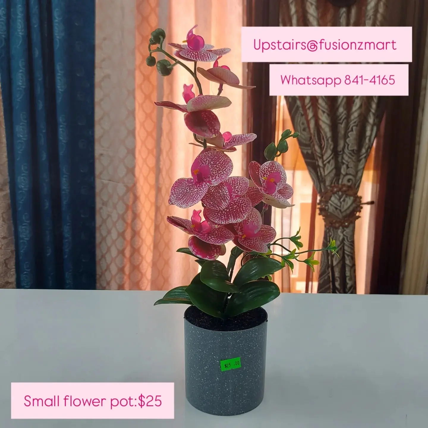Artificial Flower Pots – Small Pot $25 at Fusionz Mart