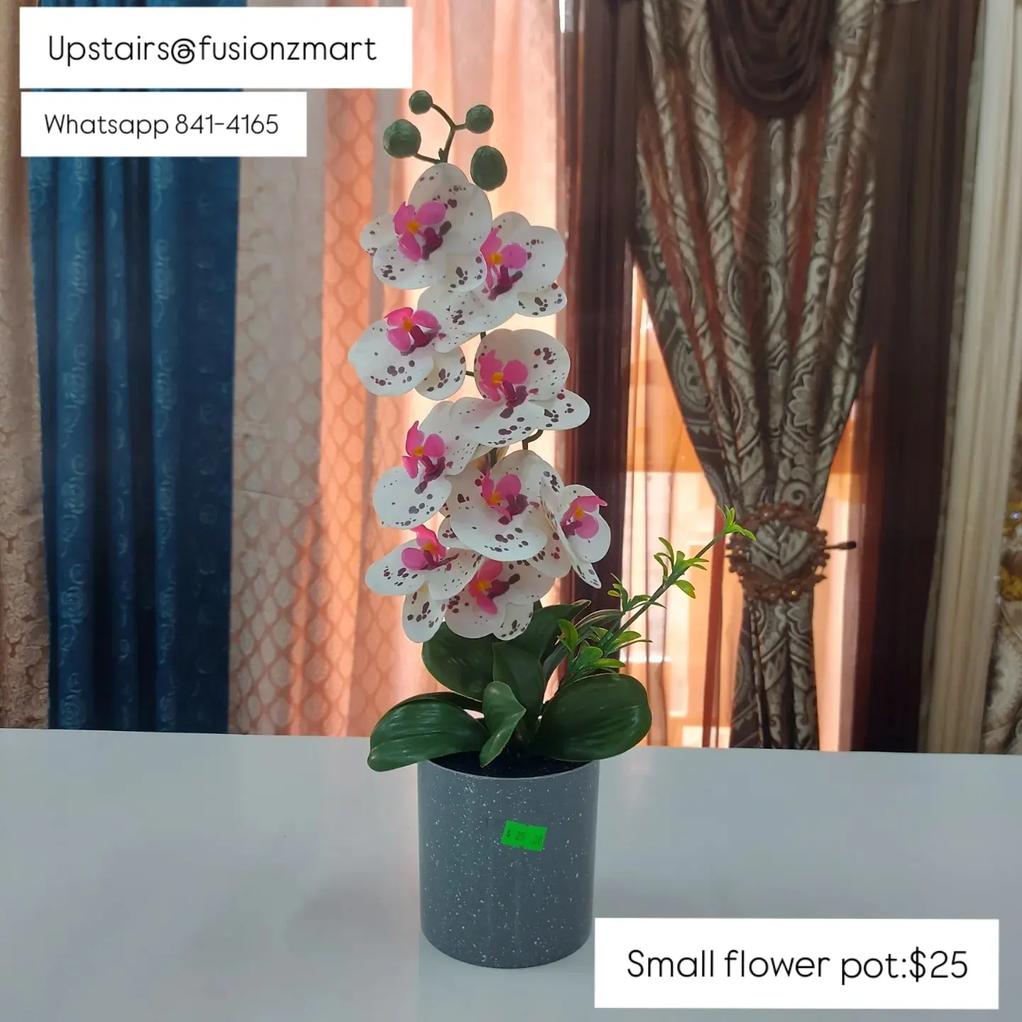 Artificial Flower Pots – Small Pot $25 at Fusionz Mart