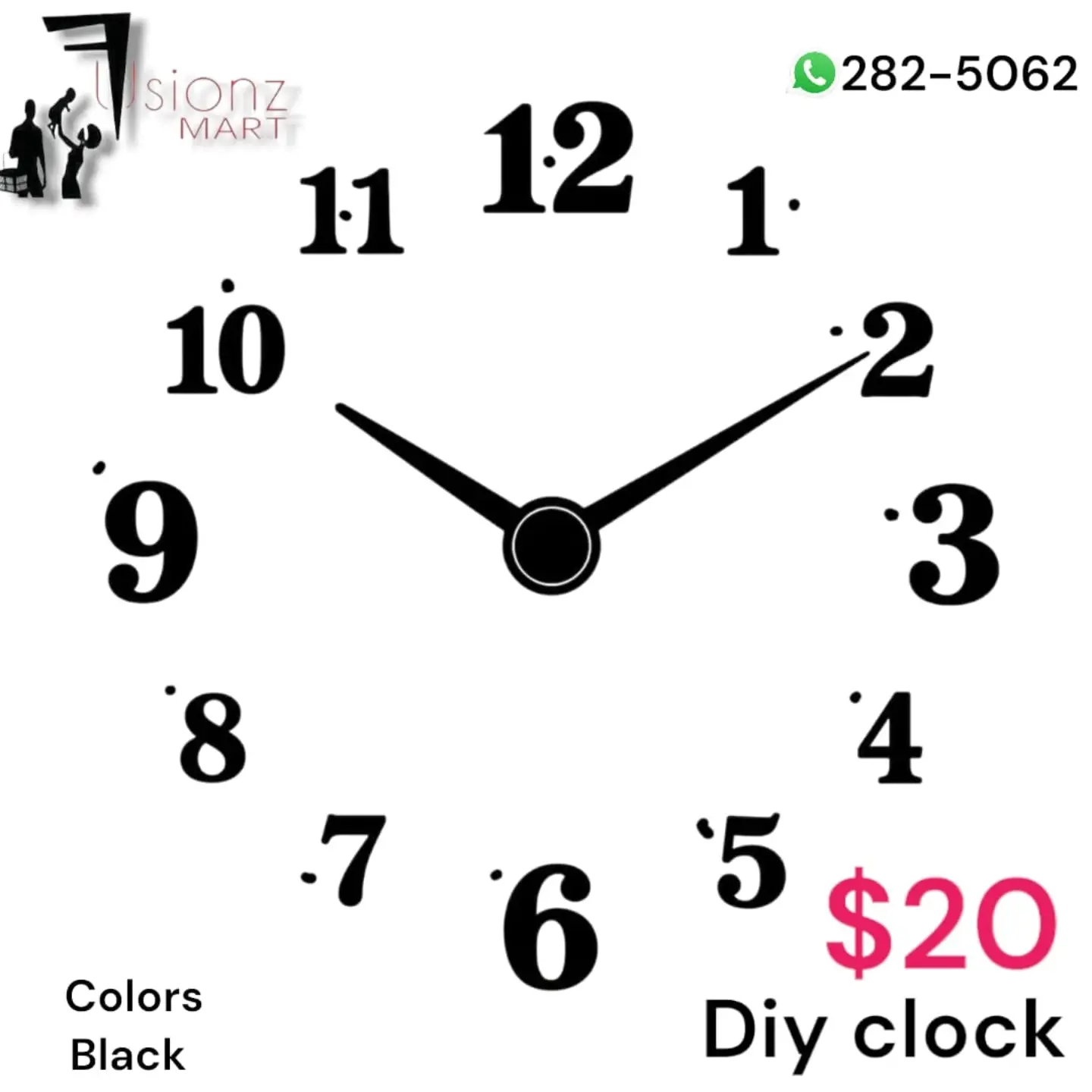 DIY Clocks Available at Fusionz Mart – From $20