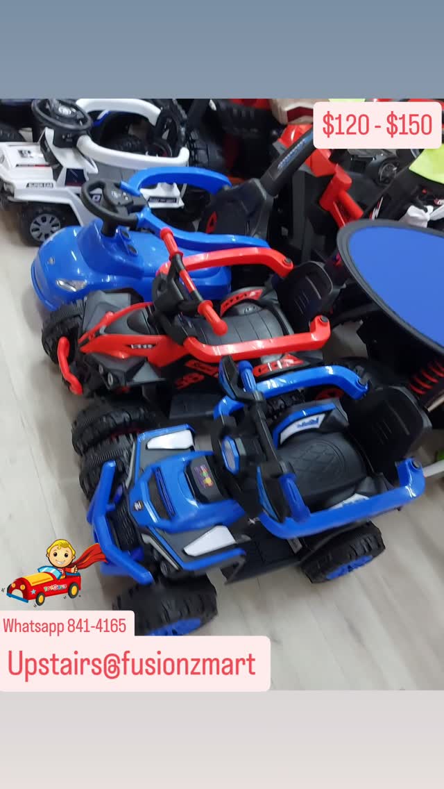 Kids Ride-Along Toys Available at Fusionz Mart – $120 to $150