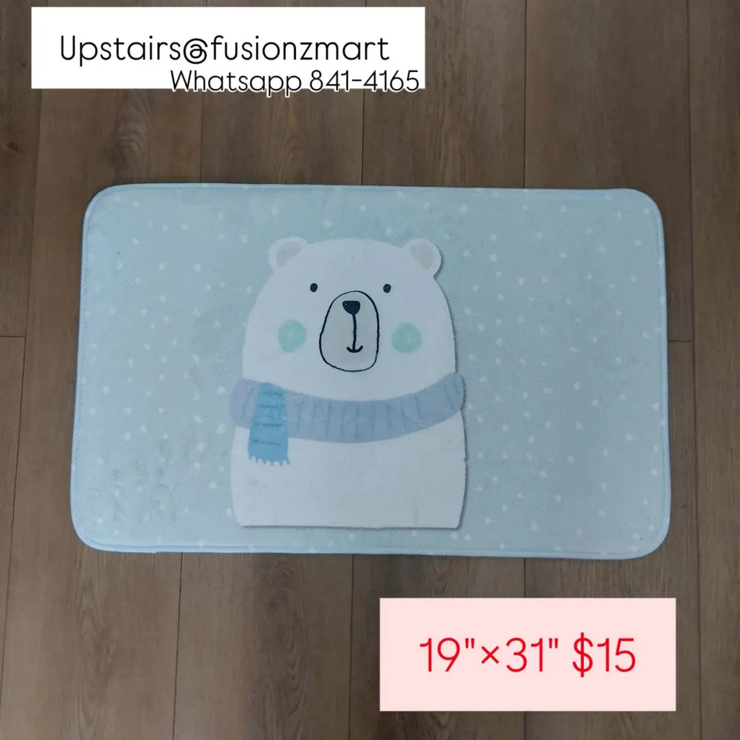 Decorative Floor Mats – 19"×31" for $15 at Fusionz Mart