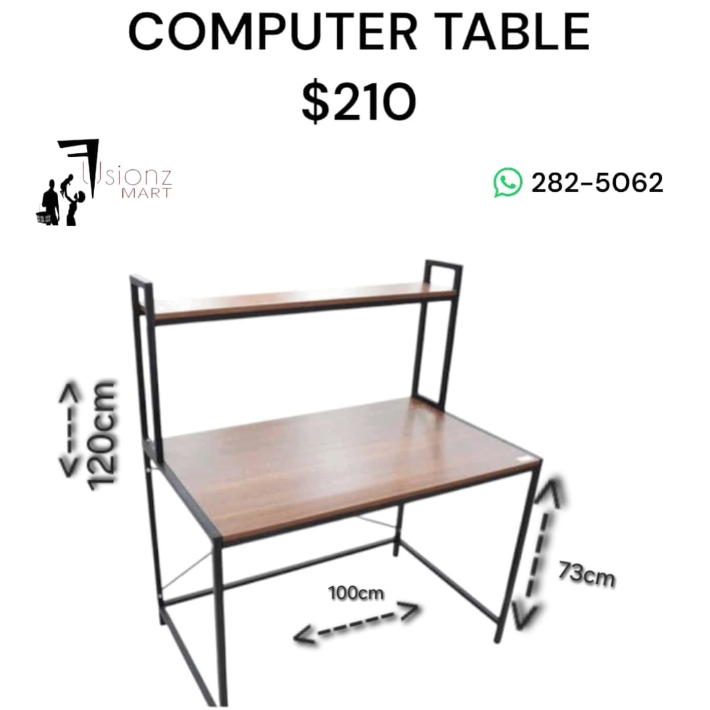 Fusionz Mart New Arrivals: Metal Shelf $75, Side Table $20, Storage Rack $25
