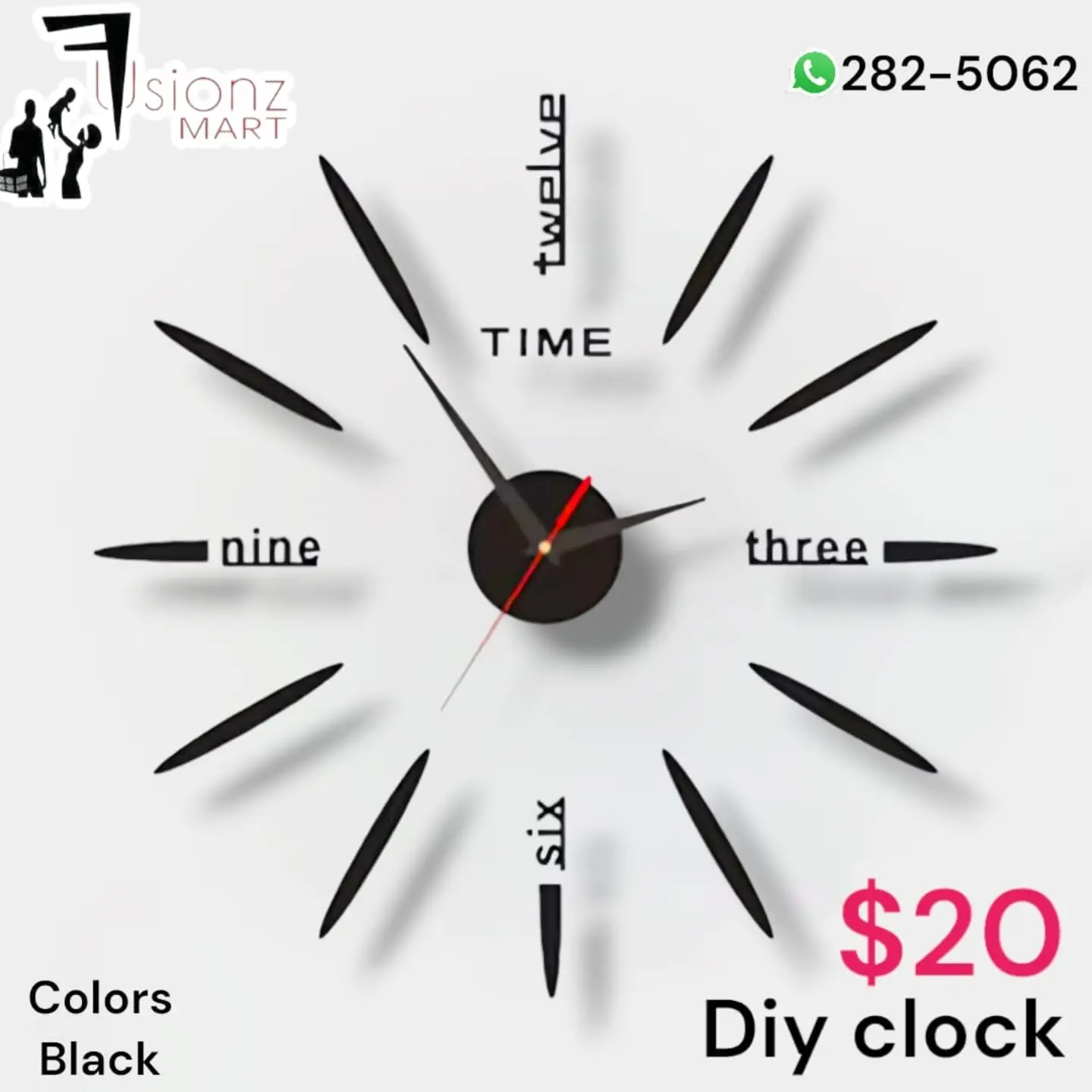 DIY Clocks Back in Stock – $20 at Fusionz Mart