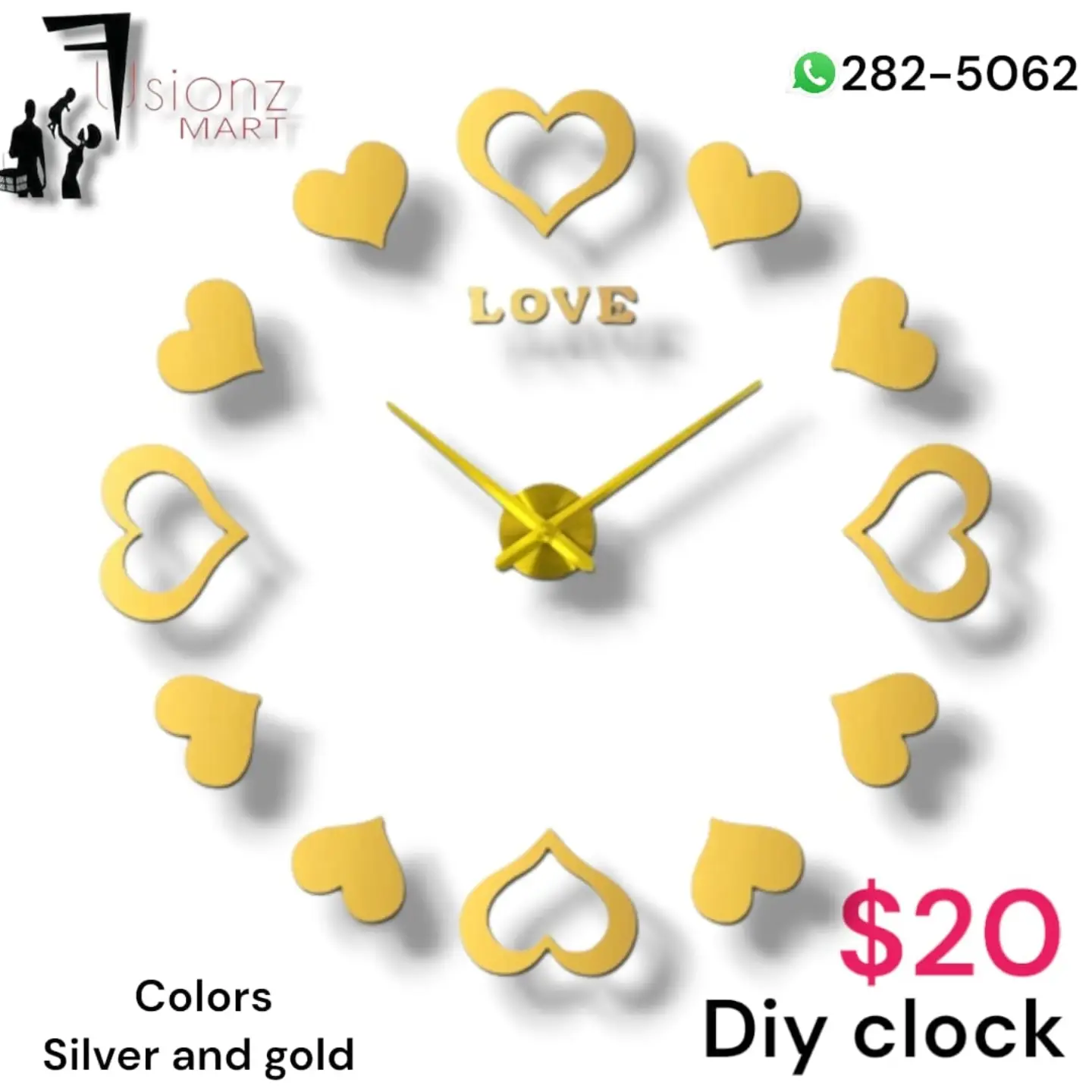 DIY Clocks Back in Stock – $20 at Fusionz Mart