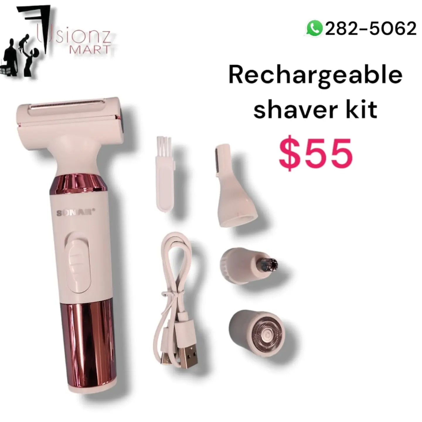 Rechargeable Shaver Kits & Hair Clippers at Fusionz Mart