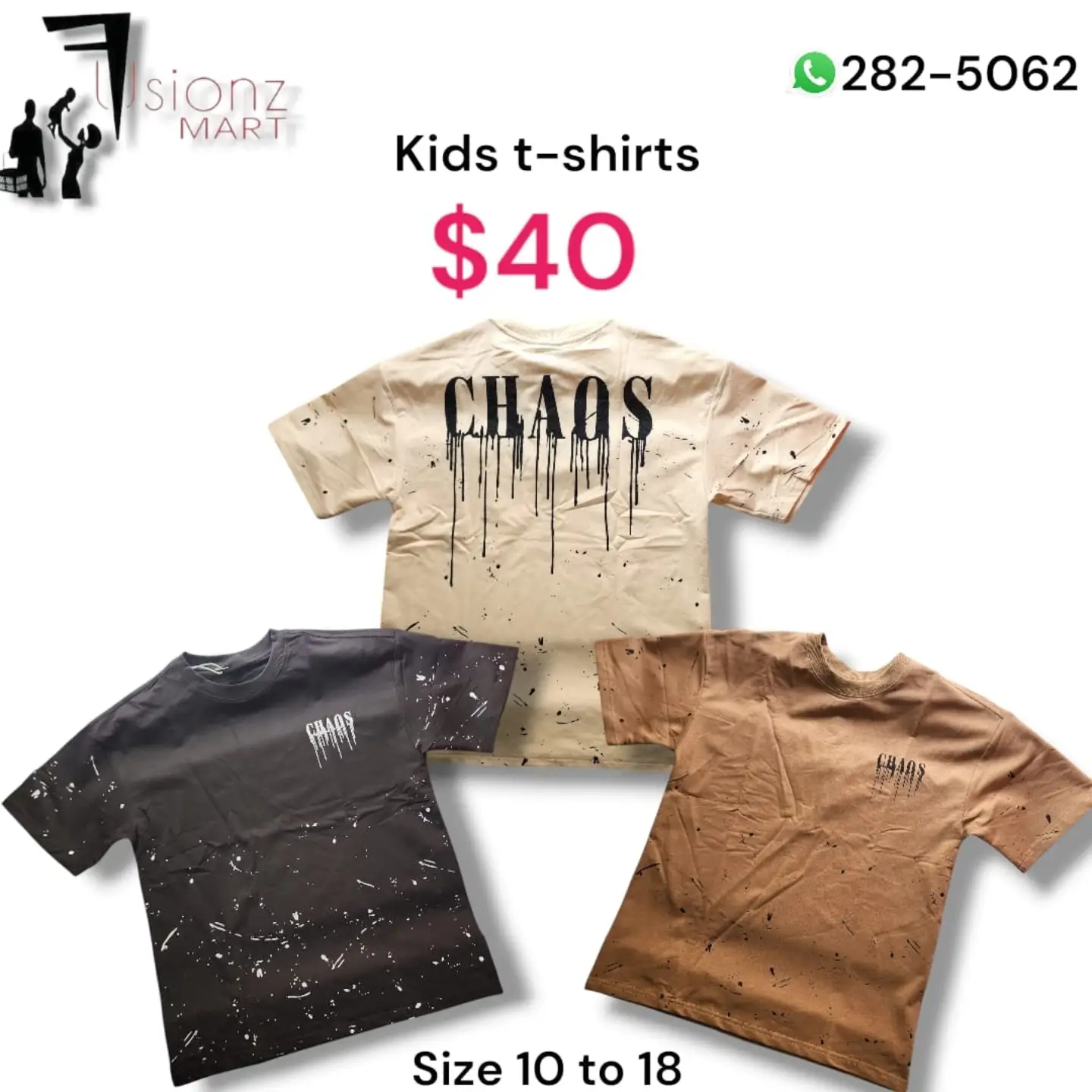 Kids T-Shirts from $30 at Fusionz Mart