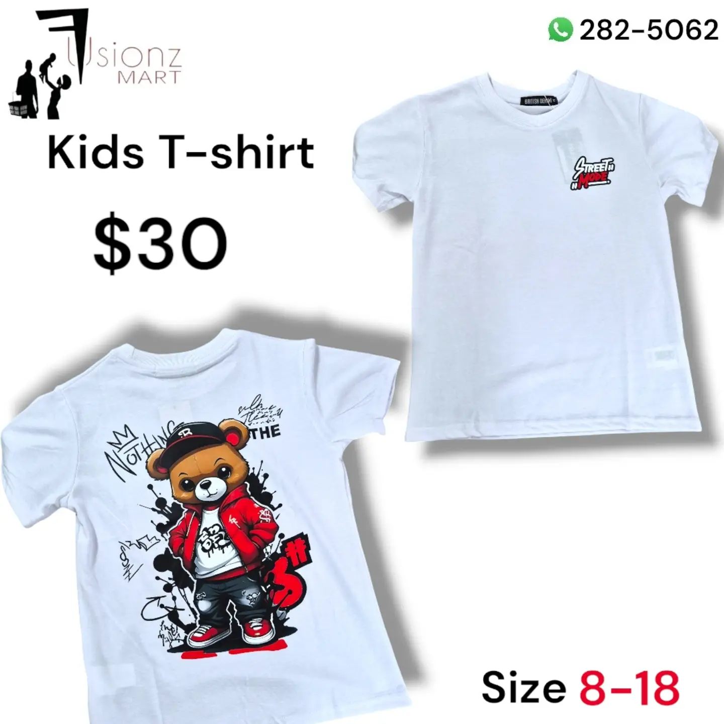 Kids T-Shirts from $30 at Fusionz Mart