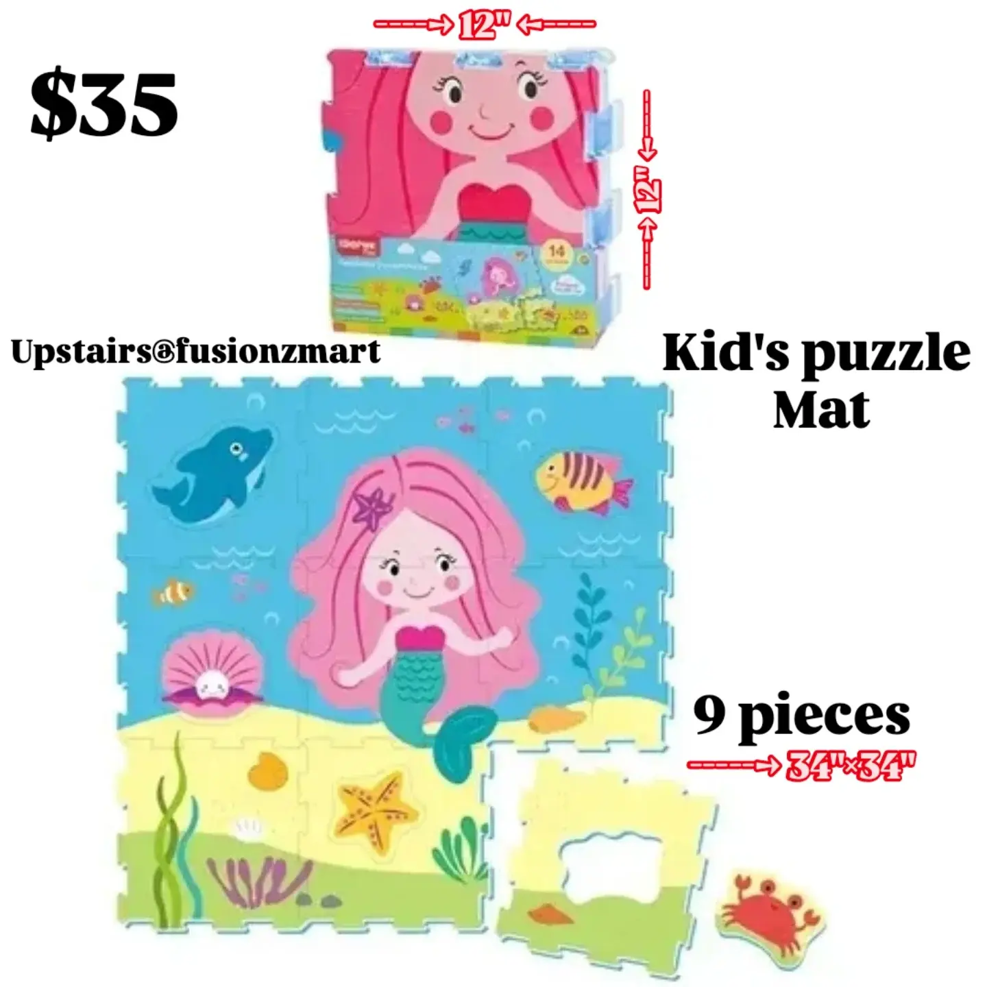 Kids' Puzzle Mats from $20 – Upstairs @ Fusionz Mart