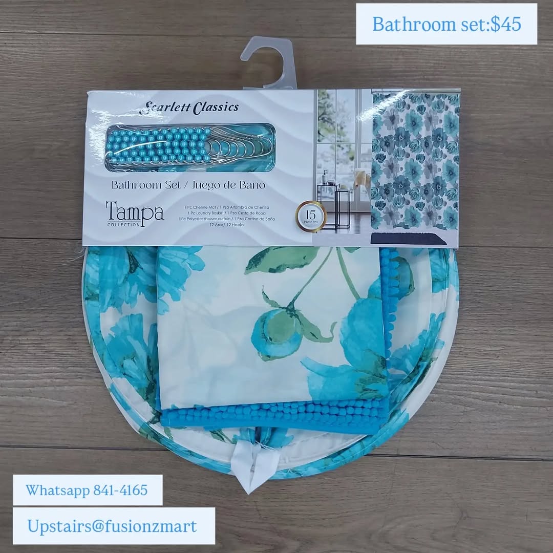 Bathroom Sets Available – $45 at Fusionz Mart