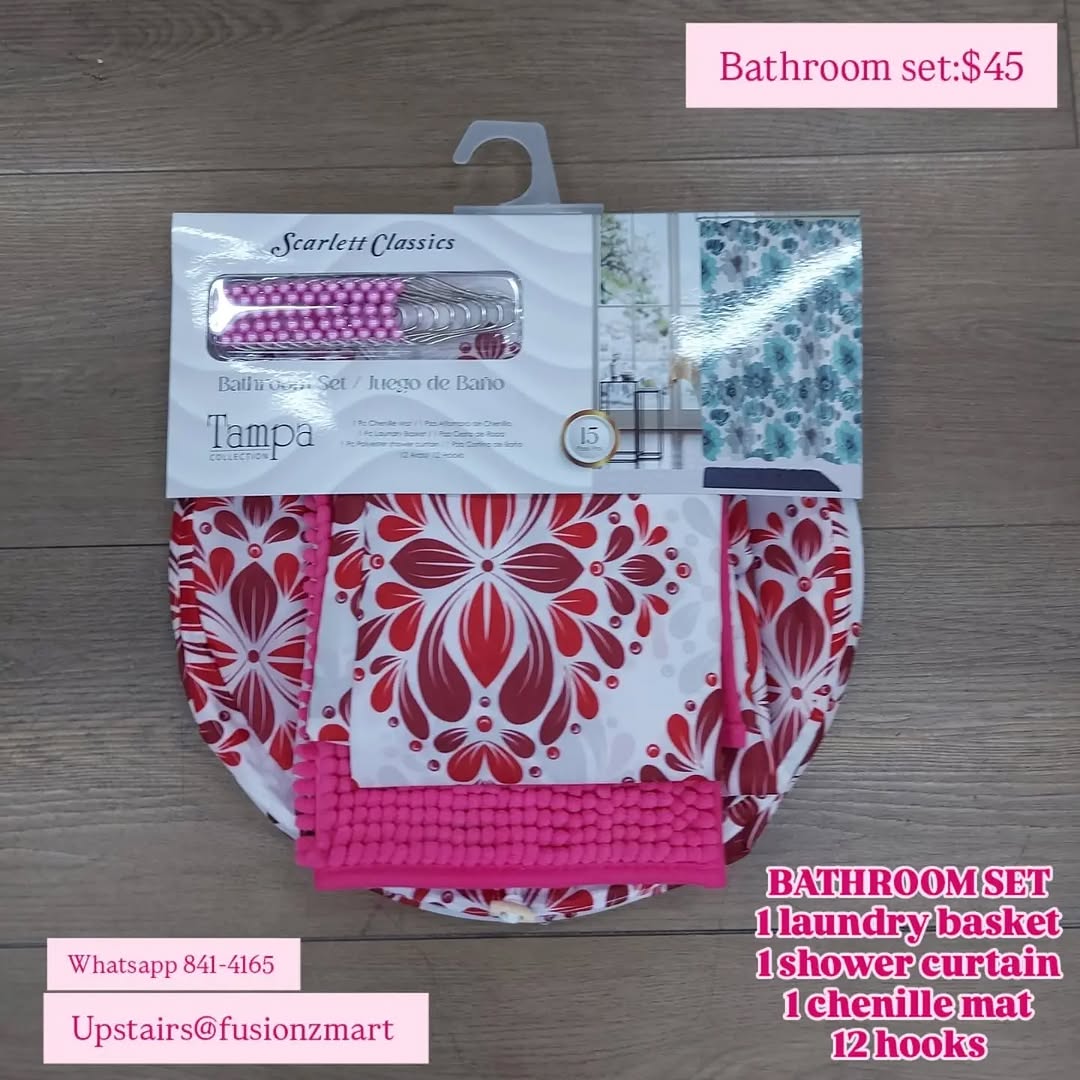Bathroom Sets Available – $45 at Fusionz Mart
