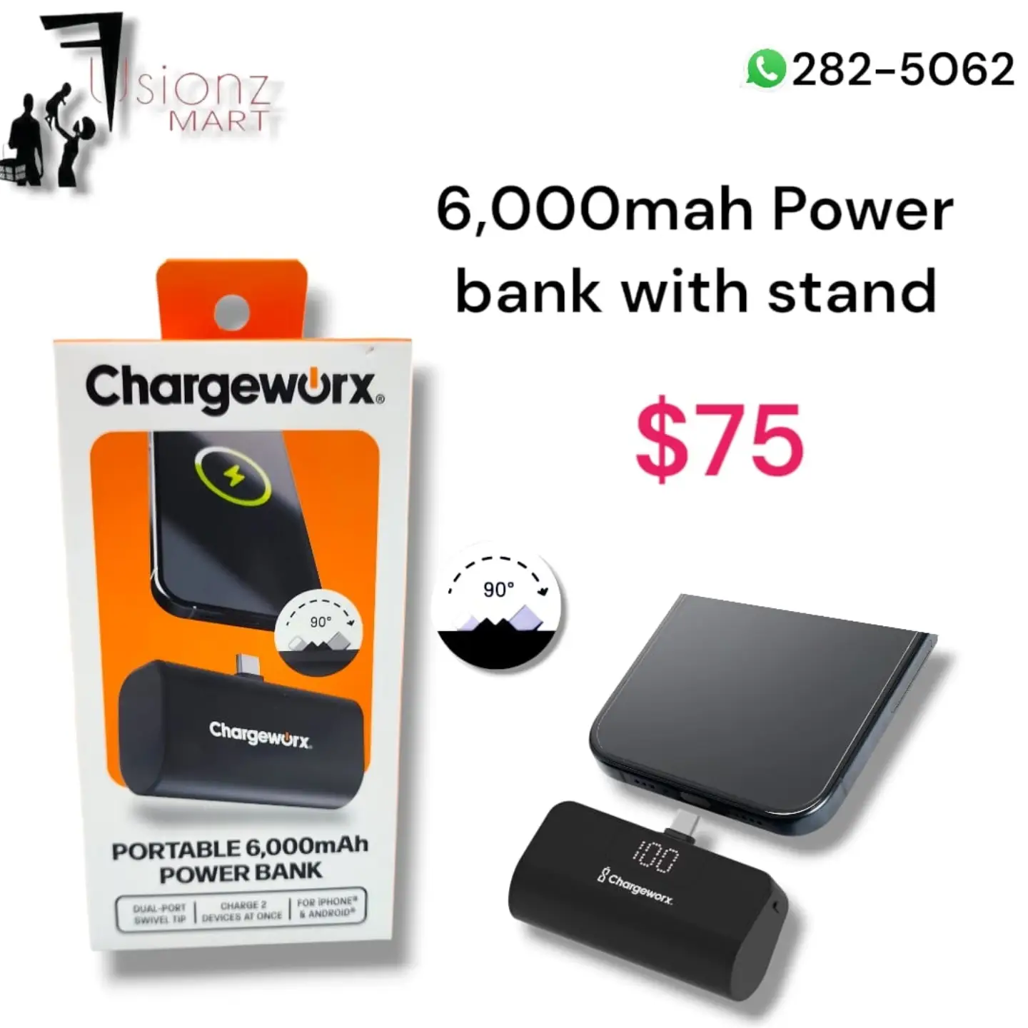 Phone Chargers & Electronics Available at Fusionz Mart