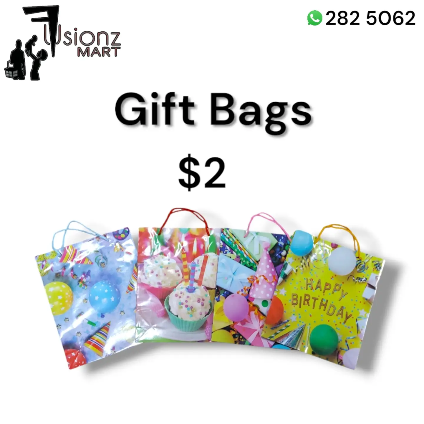 Gift Bags Available from $2 at Fusionz Mart