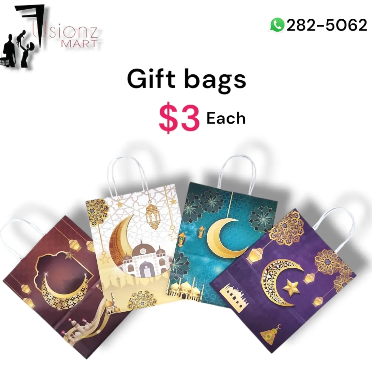 Gift Bags Available from $2 at Fusionz Mart