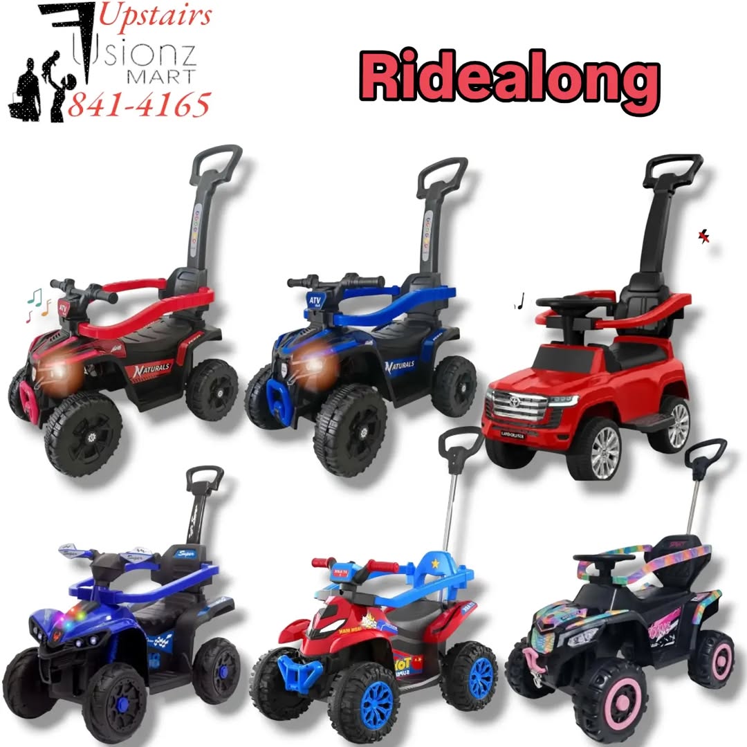Kids' Ridealong Toys Available at Fusionz Mart – From $120