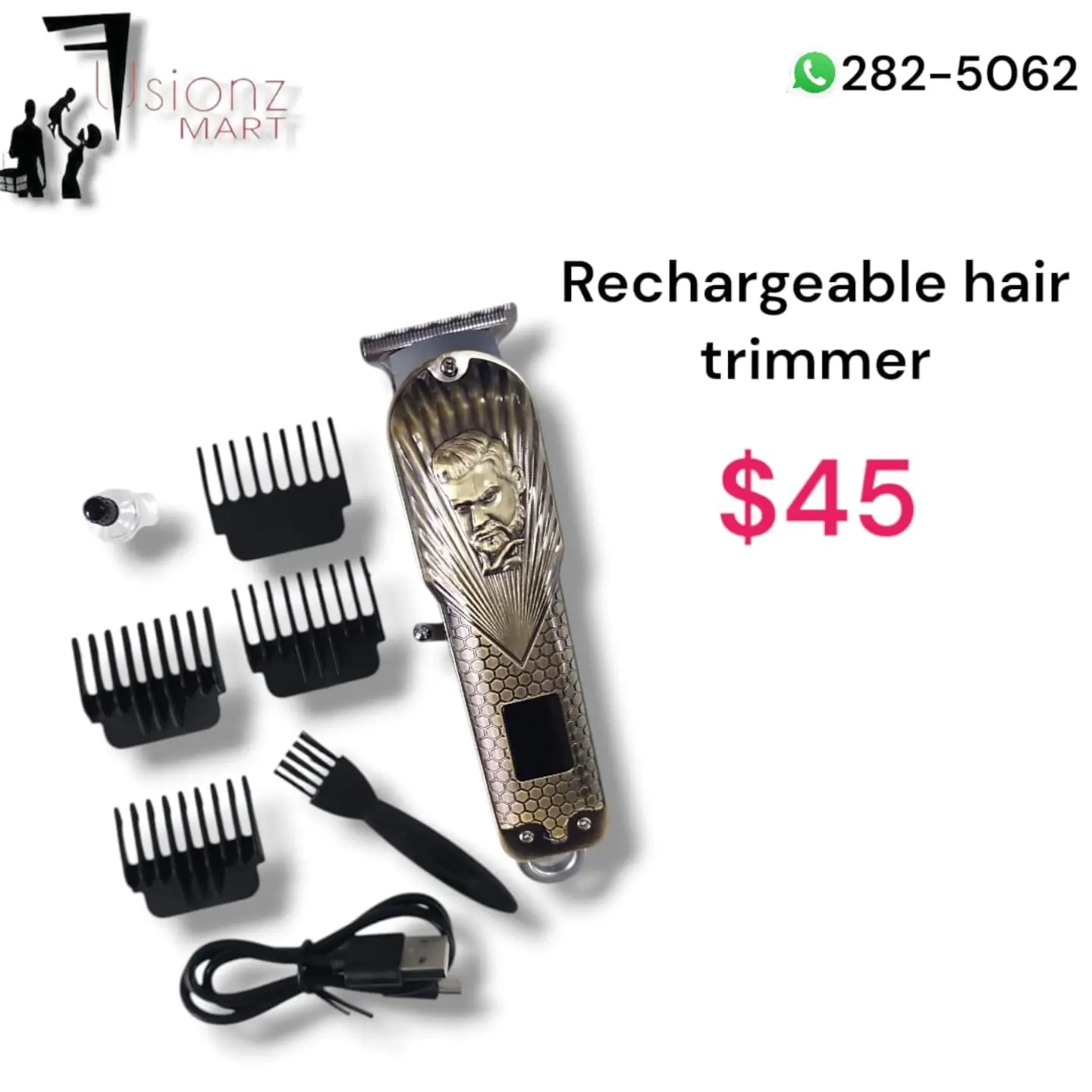 Rechargeable Hair Trimmers & Clippers Available at Fusionz Mart