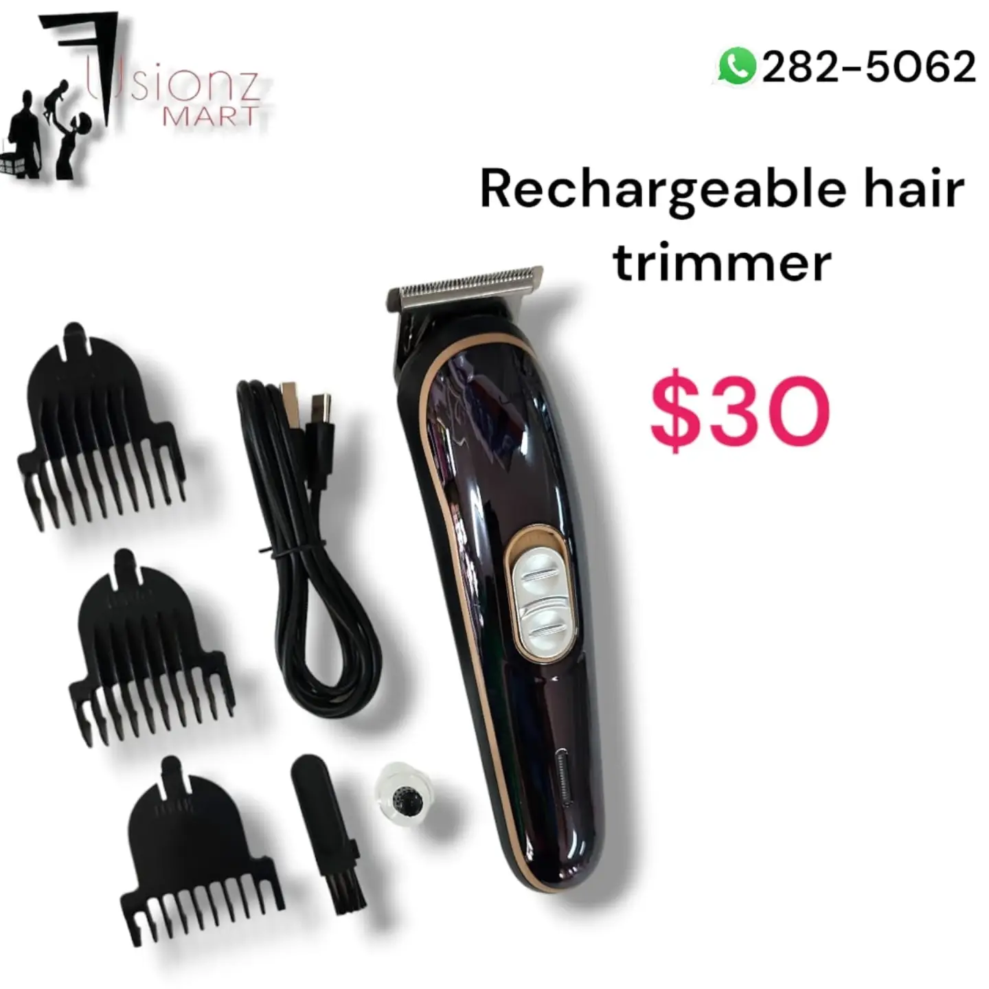 Rechargeable Hair Trimmers & Clippers Available at Fusionz Mart
