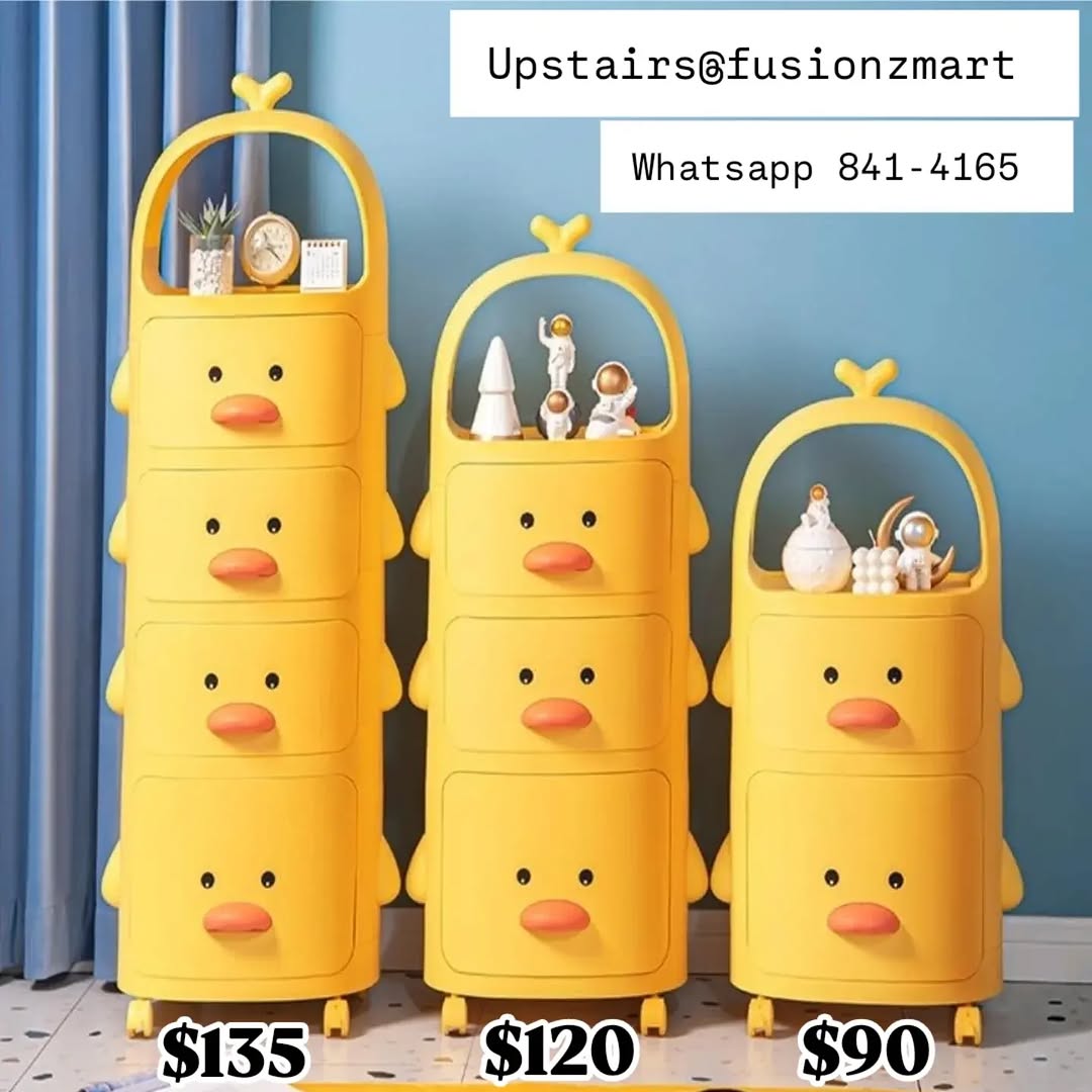 Duck-Shaped Drawer Units & Vanity Dressing Table Available at Fusionz Mart