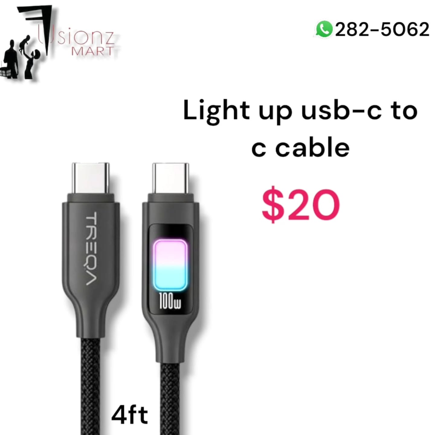 Fusionz Mart USB Cable Deals – From $20