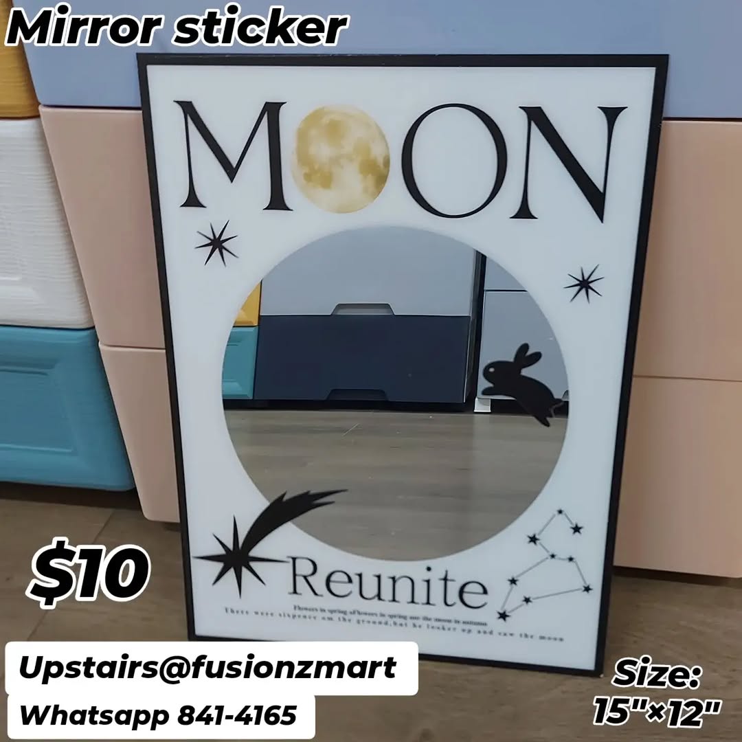 Mirror Stickers – $10 Each at Fusionz Mart