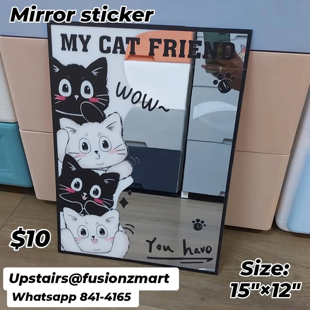 Mirror Stickers – $10 Each at Fusionz Mart