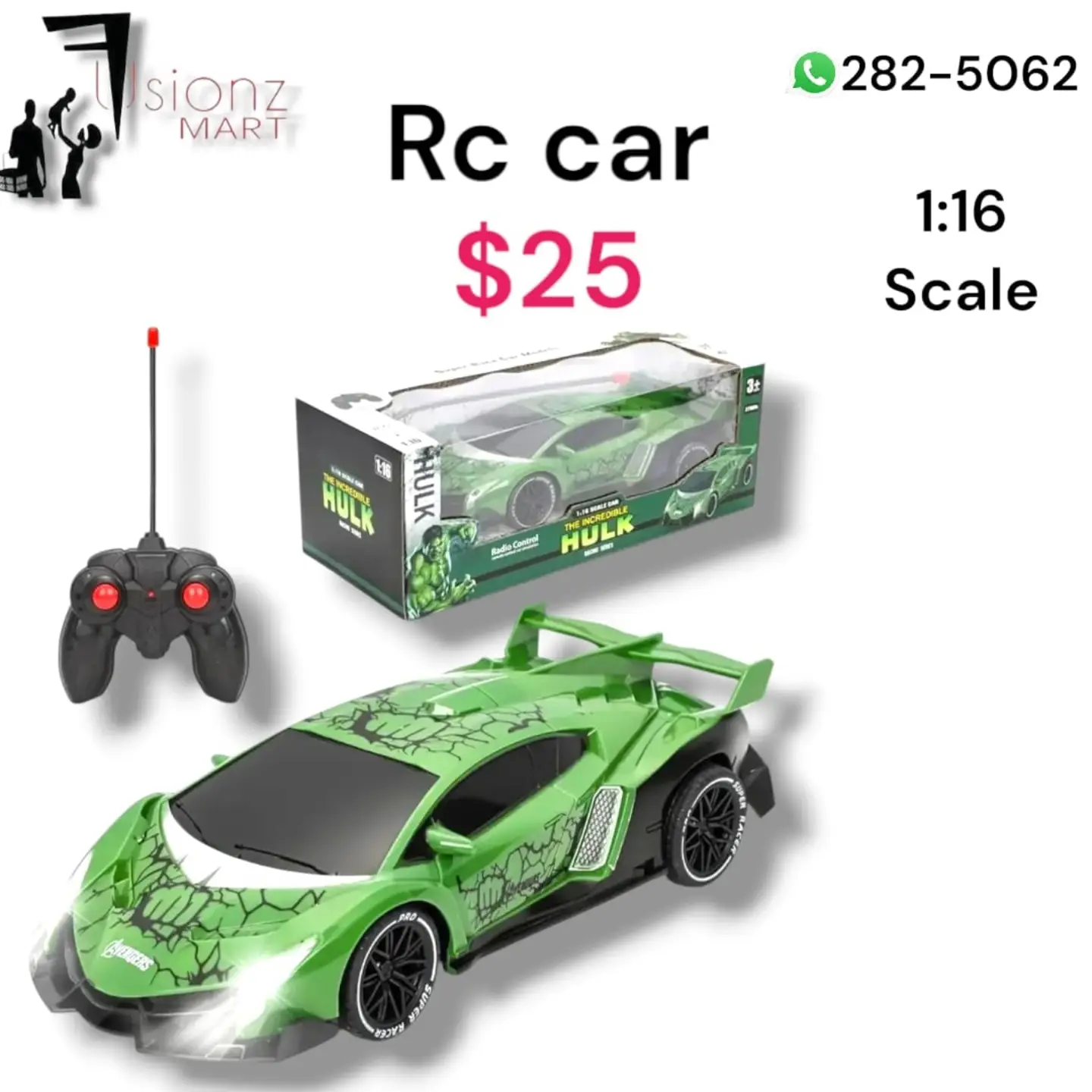 RC Cars from $25 at Fusionz Mart