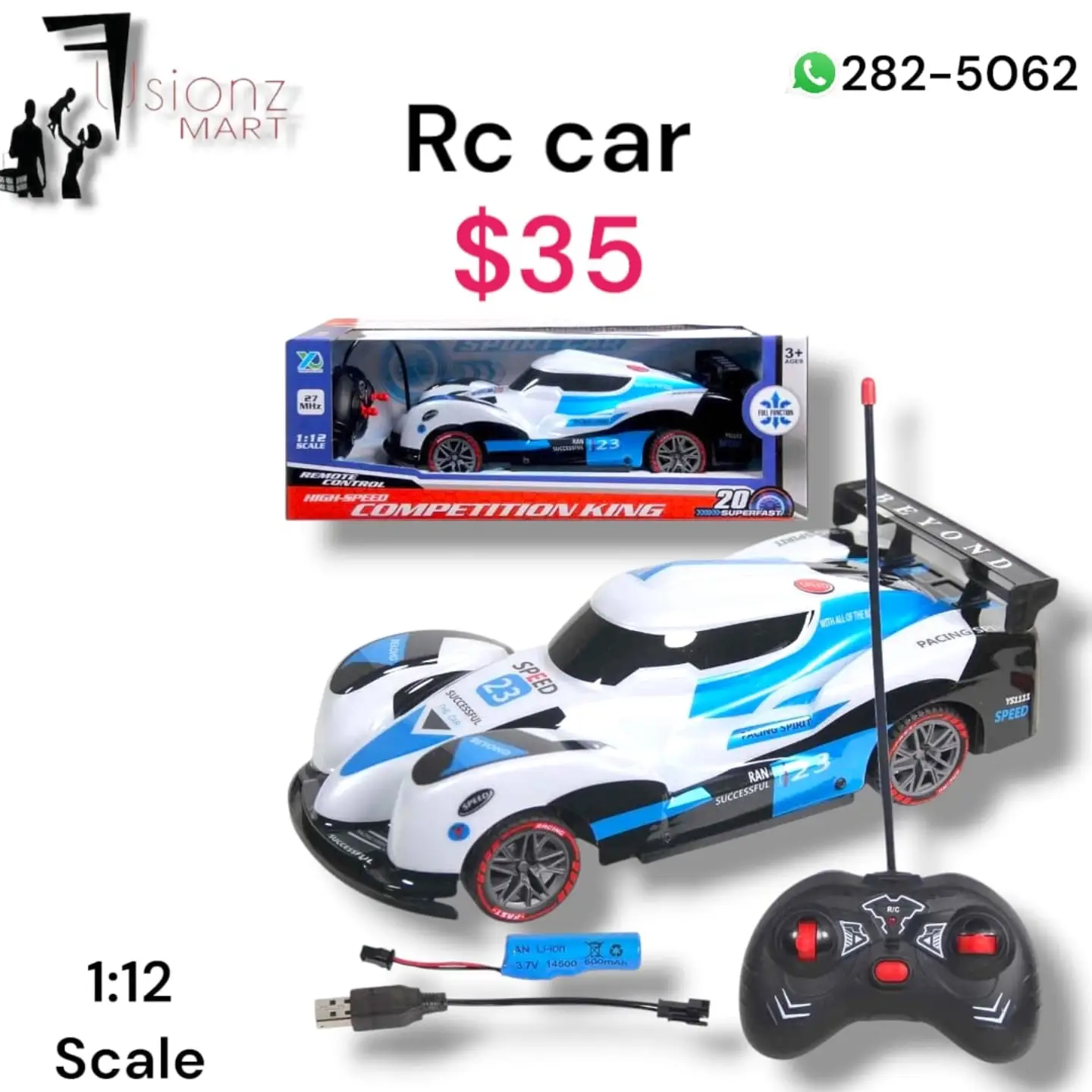 RC Cars from $25 at Fusionz Mart