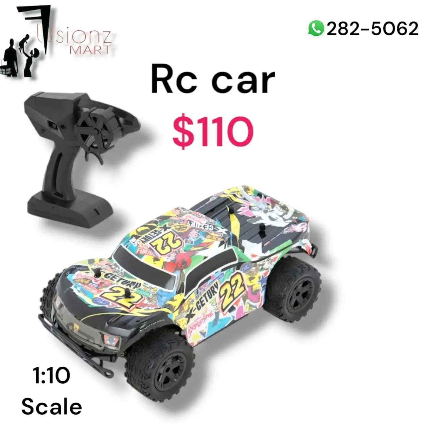 RC Cars from $25 at Fusionz Mart