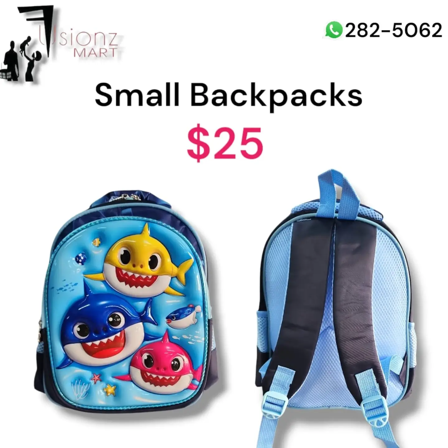 Kids Trolley & Small Backpacks from $25 at Fusionz Mart