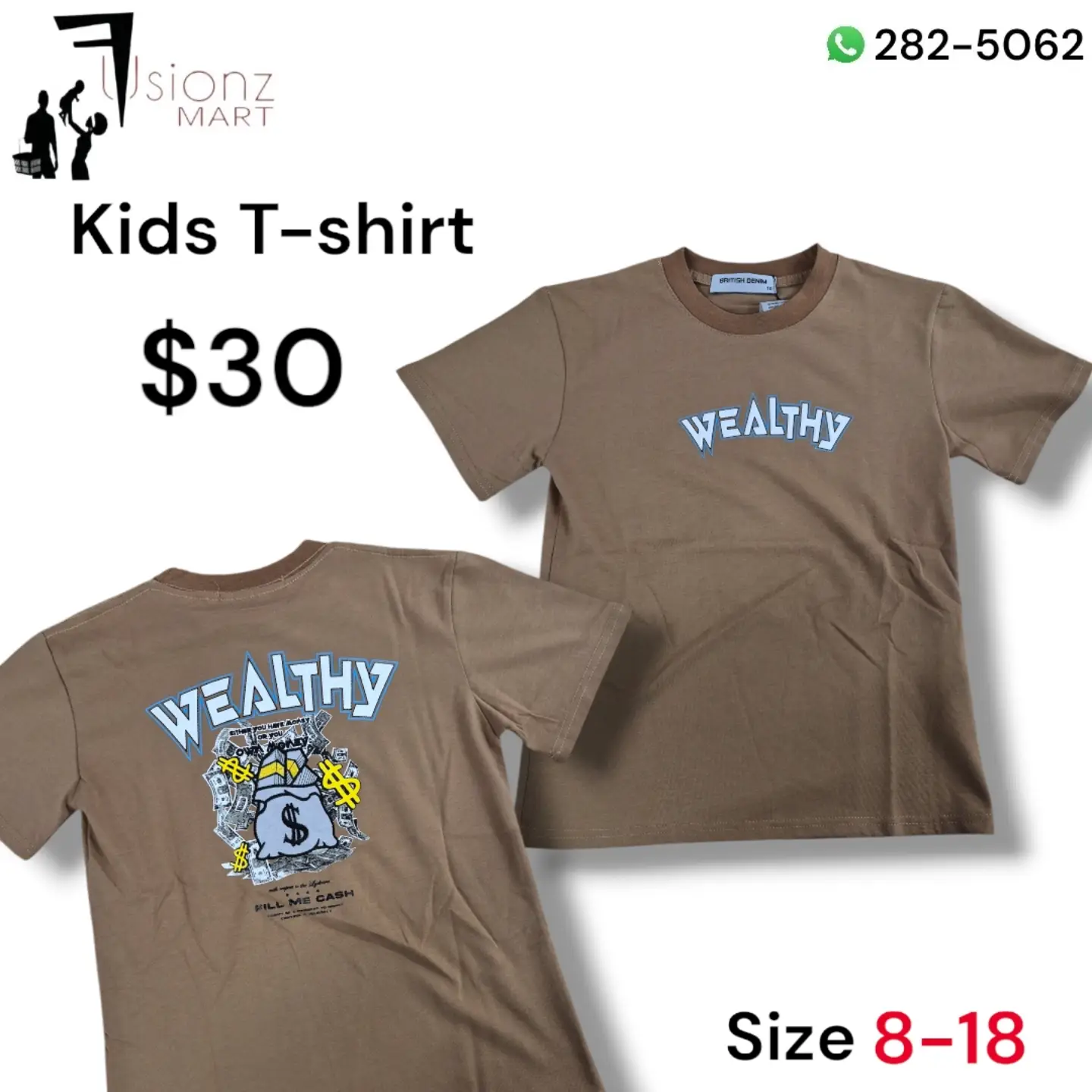Kids T-Shirts from $30 at Fusionz Mart