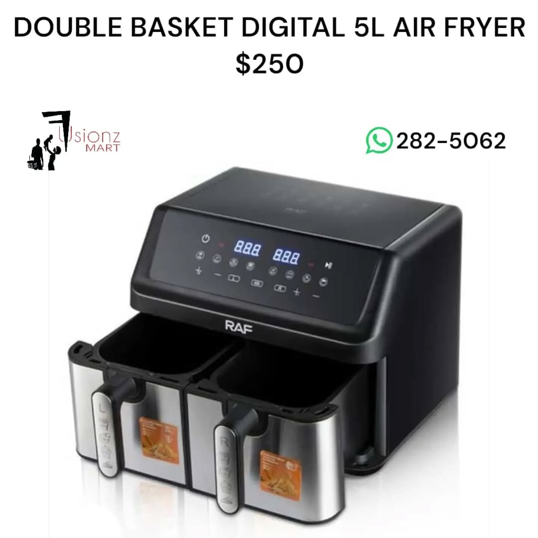 Deep Fryers from $100 – Single, Double Basket & 3L Options at Fusionz Mart