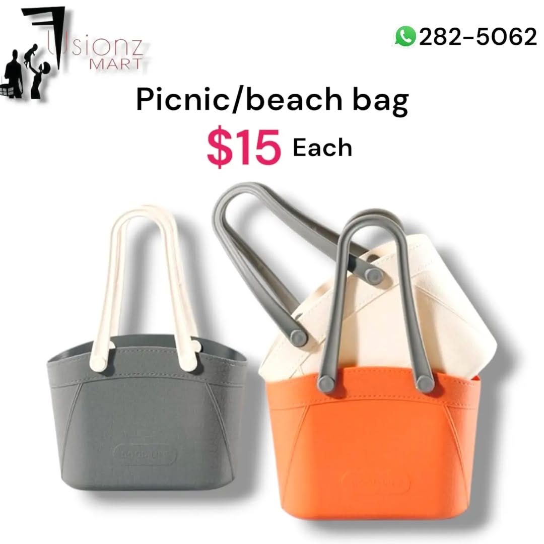 Picnic/Beach Bag – $15 Each at Fusionz Mart