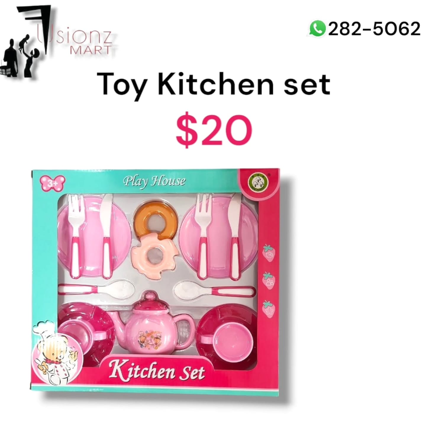 Fusionz Mart Toy Sets – Kitchen Set $20, Furniture Set $10, Doctor Set $25