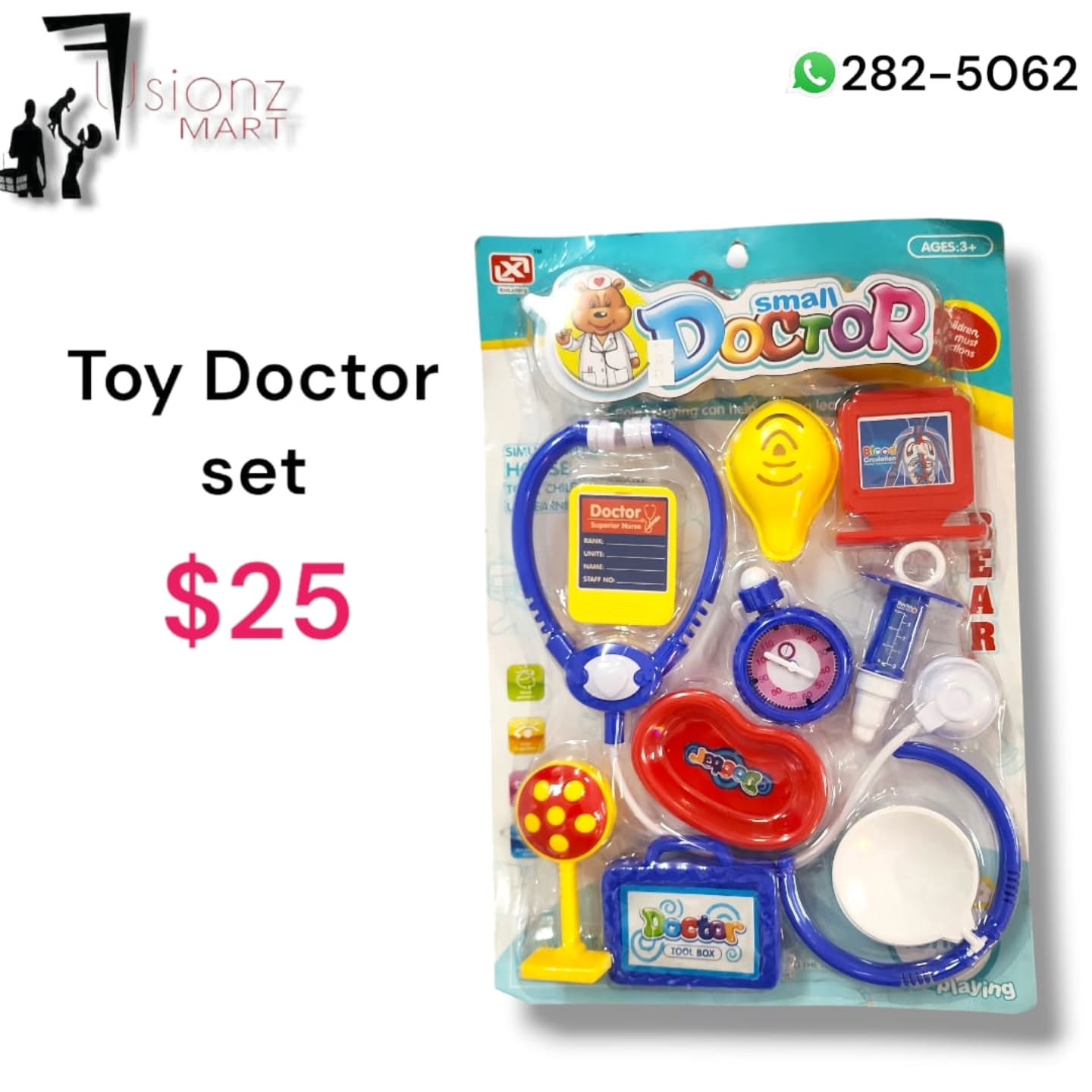 Fusionz Mart Toy Sets – Kitchen Set $20, Furniture Set $10, Doctor Set $25