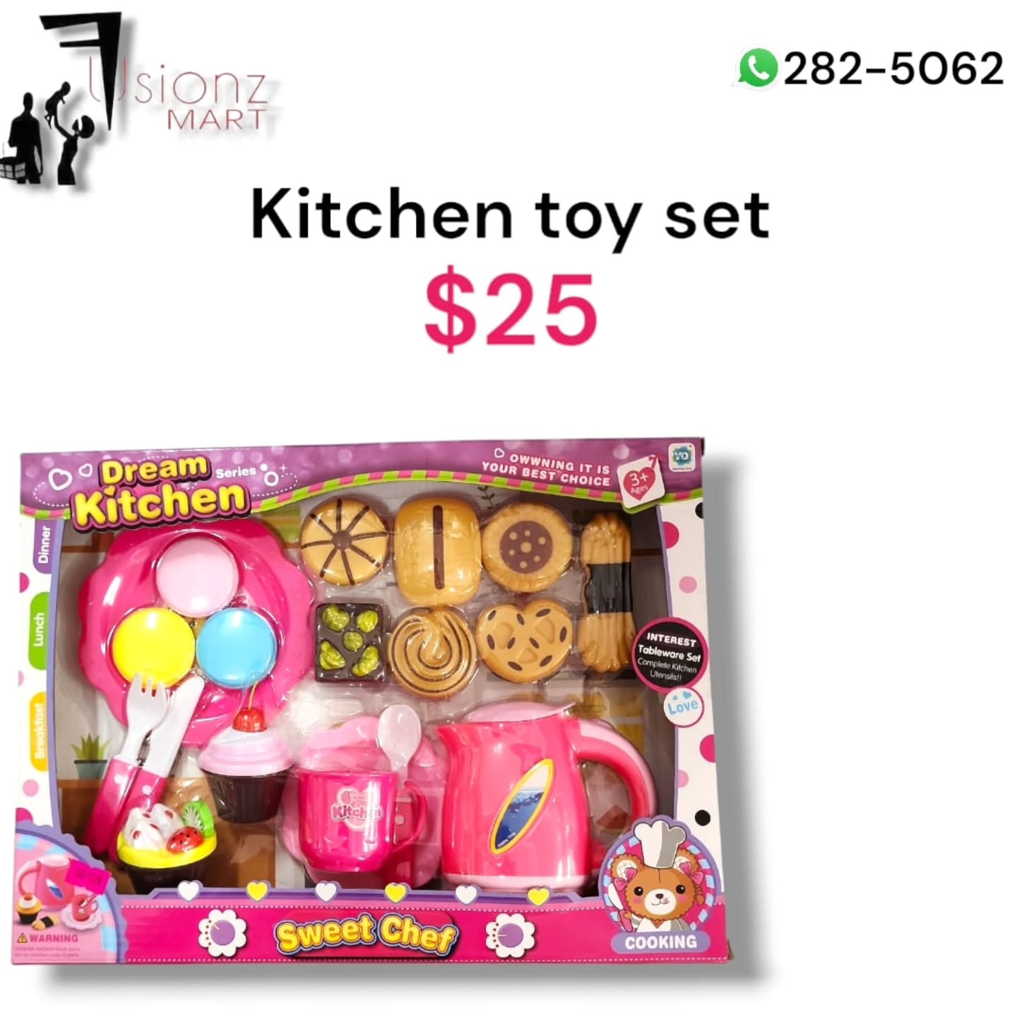 Fusionz Mart Toy Sets – Kitchen Set $20, Furniture Set $10, Doctor Set $25