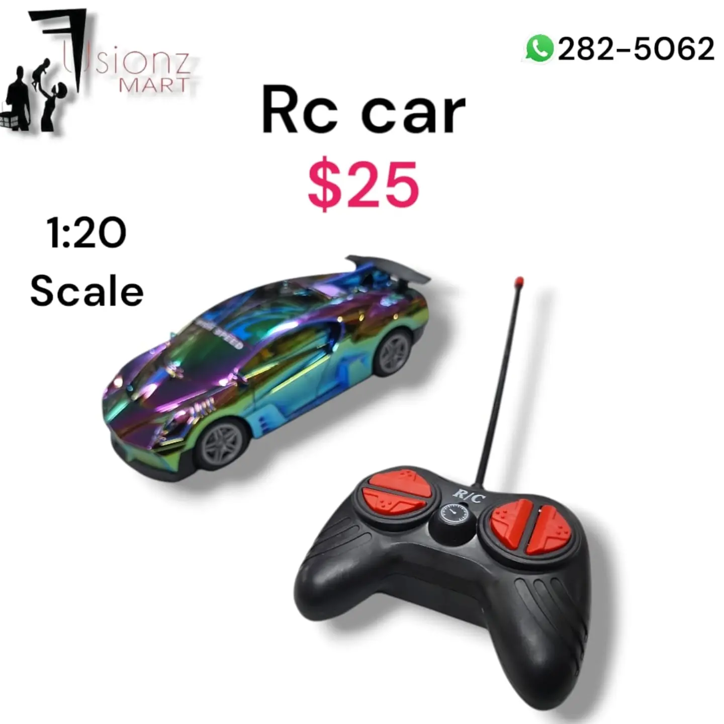 RC Cars from $25 at Fusionz Mart