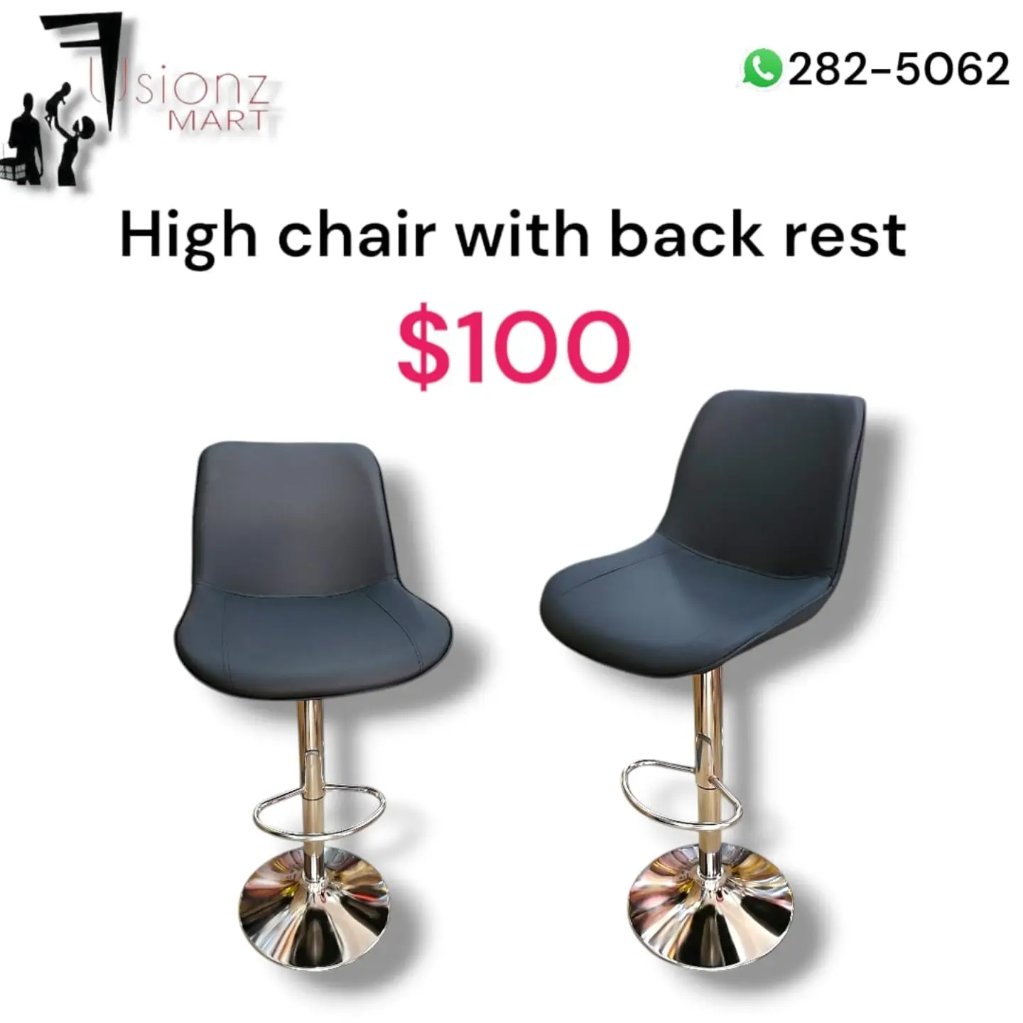Bar Stools & High Chairs Available at Fusionz Mart
