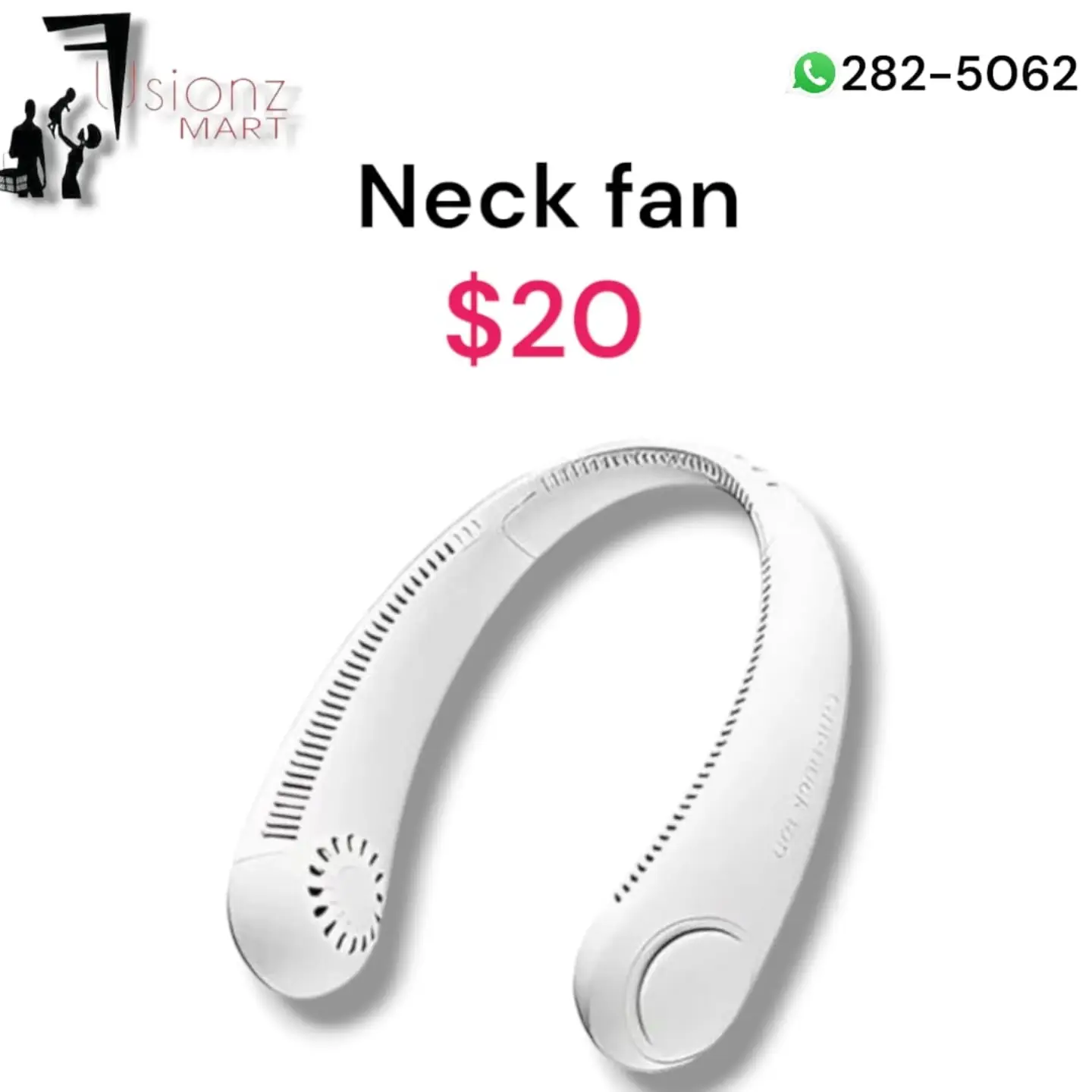 Hand Held Fans, Neck Fans Available at Fusionz Mart