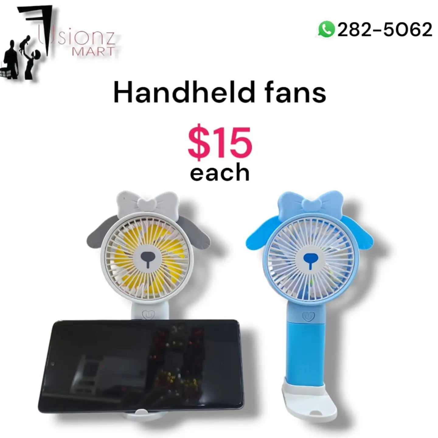 Hand Held Fans, Neck Fans Available at Fusionz Mart