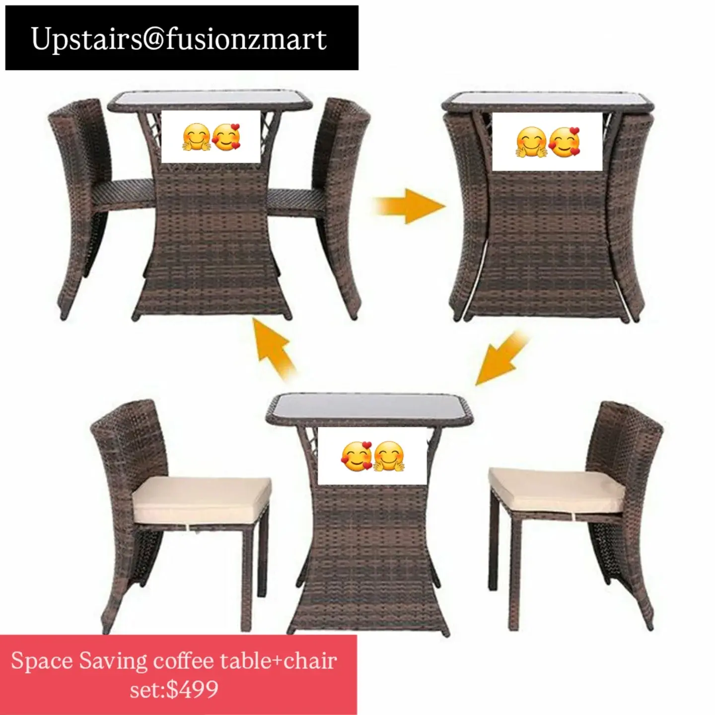 Fusionz Mart Furniture Sale – Side Tables, Patio Sets & Coffee Table+Chair Sets