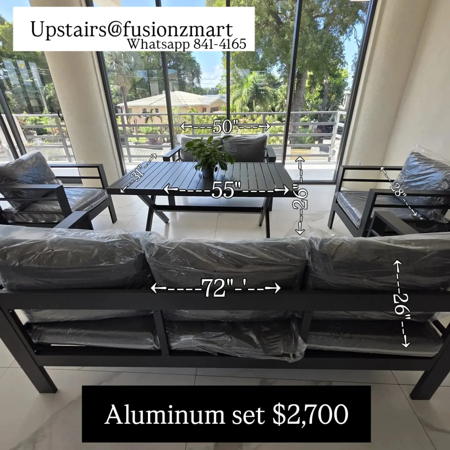 Fusionz Mart Furniture Sale – Side Tables, Patio Sets & Coffee Table+Chair Sets