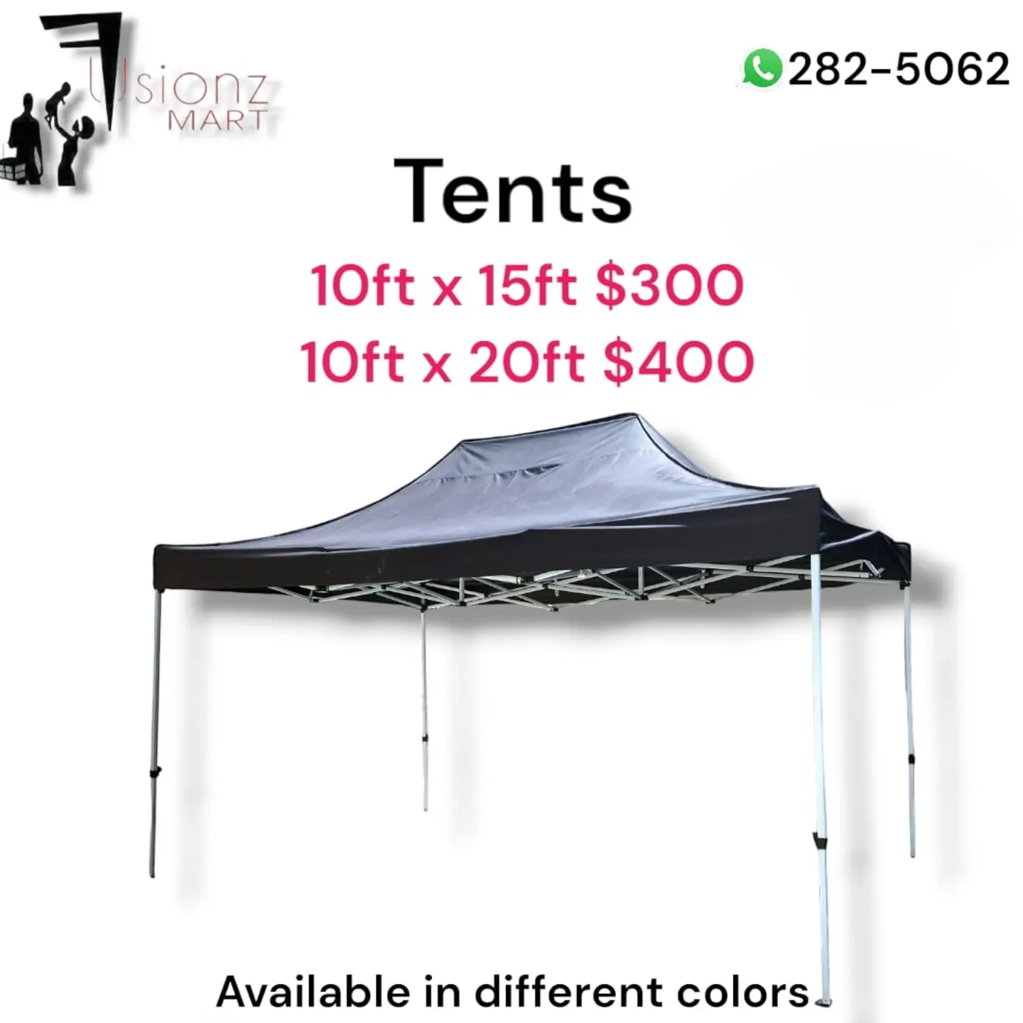 Fusionz Mart Tents & Home Items — Priced from $75