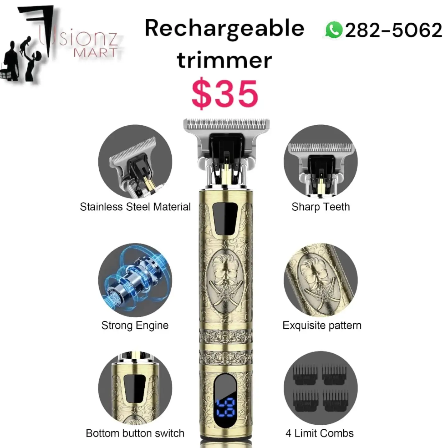 Fusionz Mart – Rechargeable Trimmers & Hair Clippers from $25