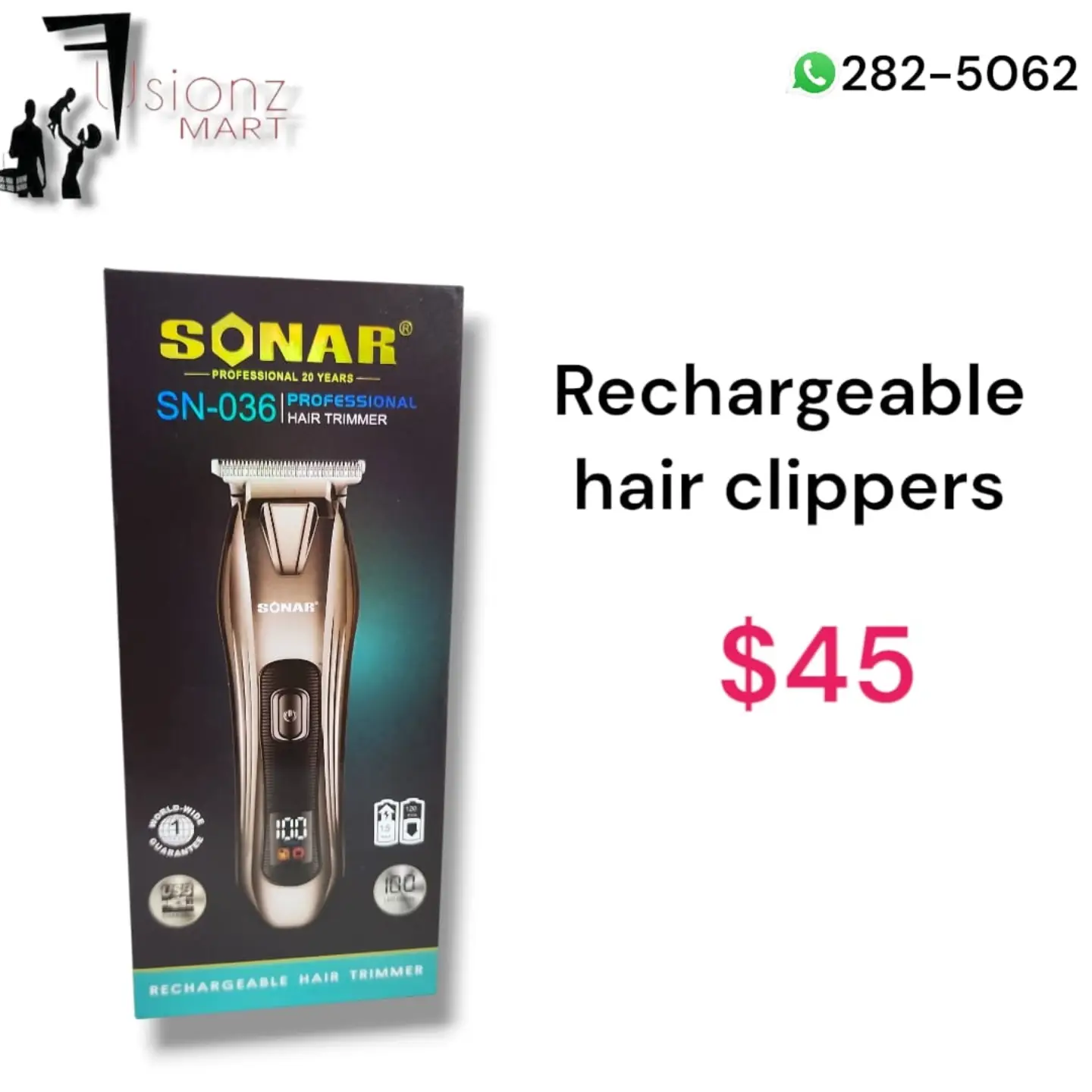 Fusionz Mart – Rechargeable Trimmers & Hair Clippers from $25