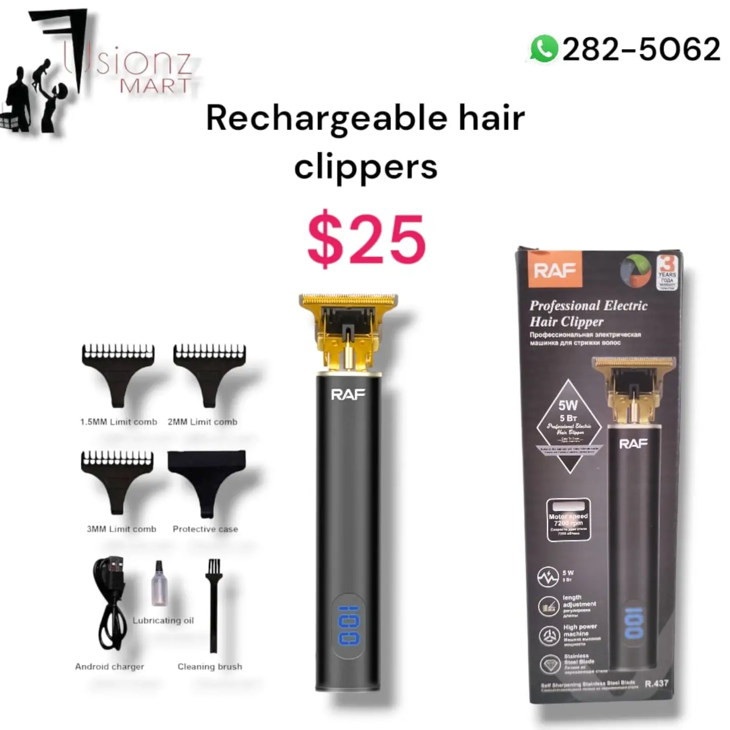 Fusionz Mart – Rechargeable Trimmers & Hair Clippers from $25