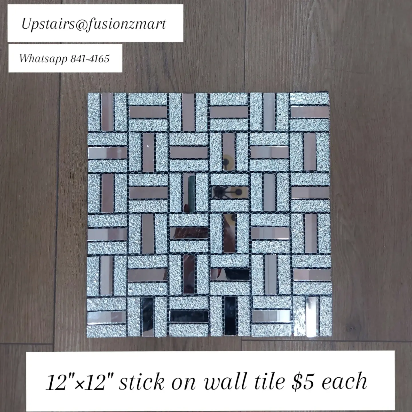 Peel & Stick Wall Tiles – From $5 Each at Fusionz Mart