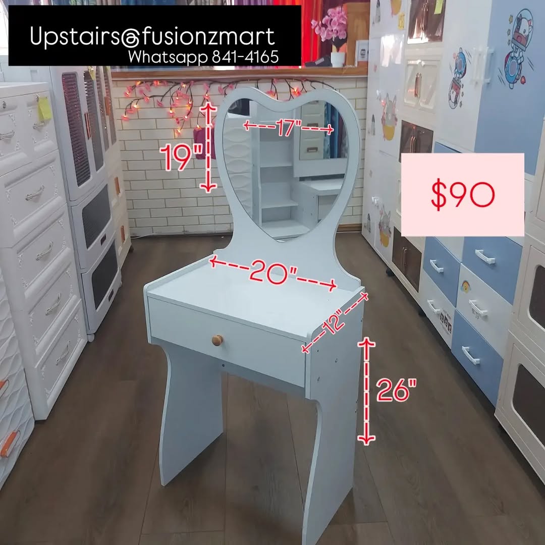 Variety of Furniture Available at Fusionz Mart – Vanity Set from $260