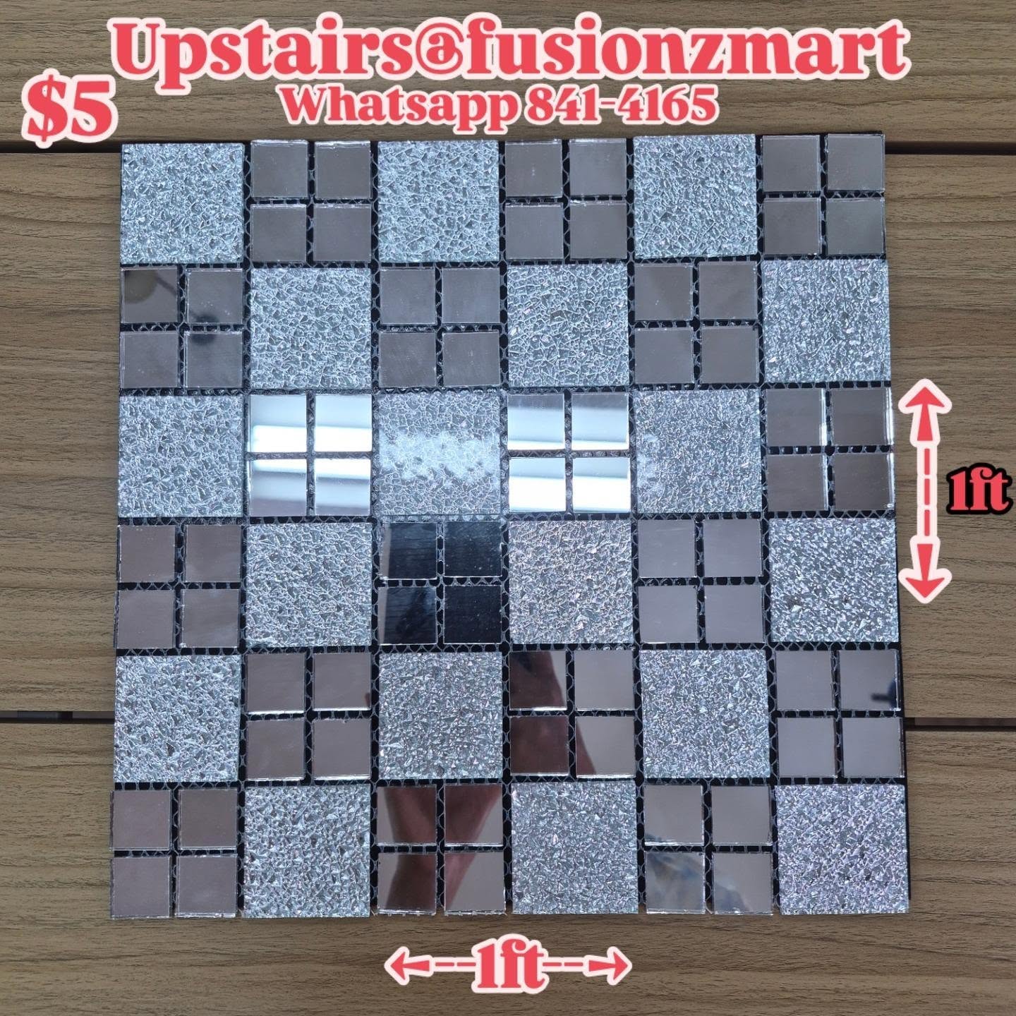 Peel & Stick Wall Tiles – From $5 Each at Fusionz Mart