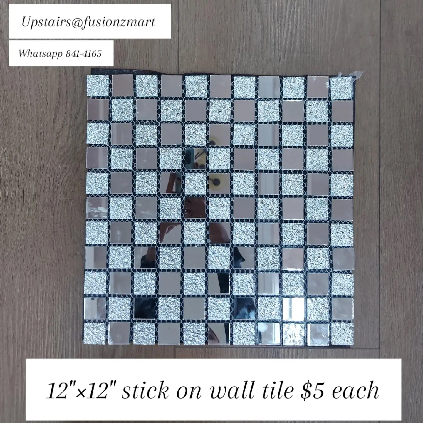 Peel & Stick Wall Tiles – From $5 Each at Fusionz Mart