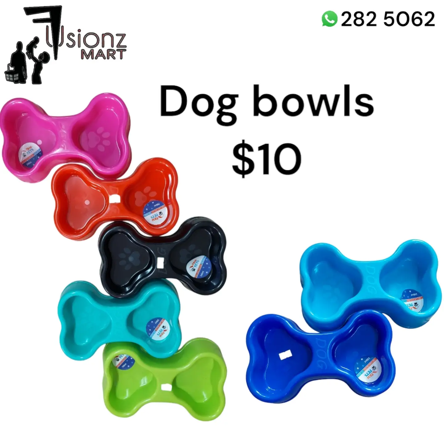 Dog Items Available at Fusionz Mart – Shampoo & Bowls from $10